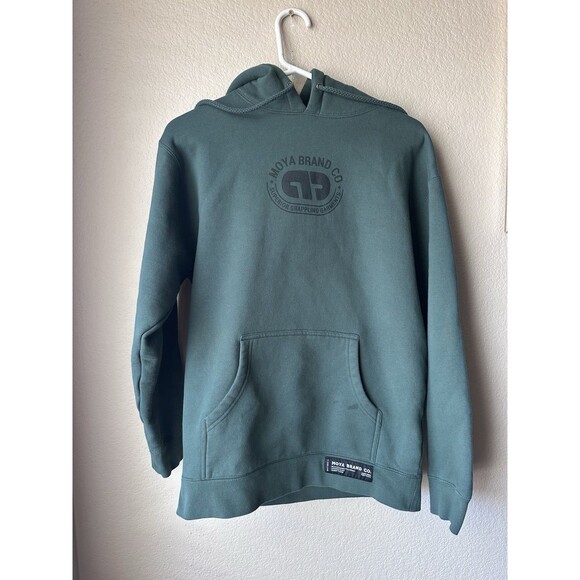 Moya Brand Co Grappling MMA Pullover Hoodie Sweater Men’s Size Medium Green - Picture 1 of 12